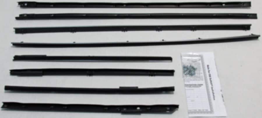 Window Felt Kit: 64 GTO Convertible - Authentic (8pc)